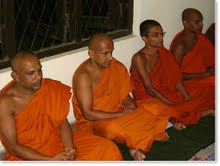 Buddhist monks  practice Transcendental Meditation technique